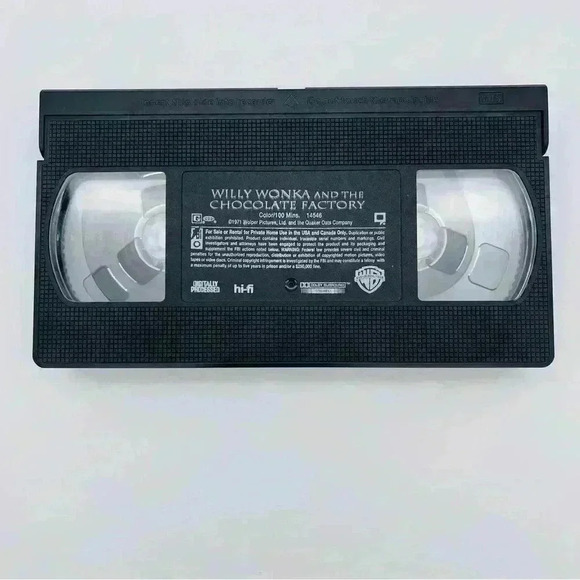WB's Willy Wonka & The Chocolate Factory VHS Tape, #14546 - Picture 6 of 8